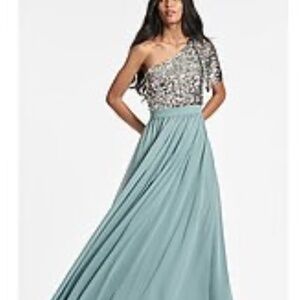 Sachin and Babi Jolie Gown